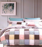 Loom Bed Sheets 8 pieces Sets (2 Bed Sheets (180x260cm)+ 2 Bedspread (180x260cm)+2 Pillow Covers+ 2 Pillow Cases) Multicolor- 8509C