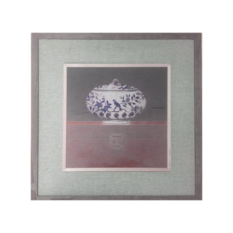 Wooden Tableau Box and Pot 64x64 cm - OYA7