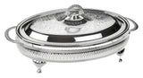 Queen Anne Silver Plated Oval Serving Dish Large (Lid + Oven Dish) - 0-6295
