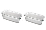 Queen Anne Silver Plated Serving Dish Double ( 2 Lid +  2 Oven Dish)- 0-6300