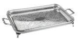 Queen Anne Silver Plated Small Rectangle Tray with handles (43 x 24 cm) - 0-6337