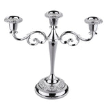 Queen Anne Silver Plated 3 Candlestick Stand (Baroque Arm) - 0-8203