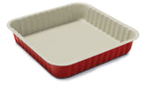 Guardini Keramia Square Cake Tim 24x24cm Red - 00378R