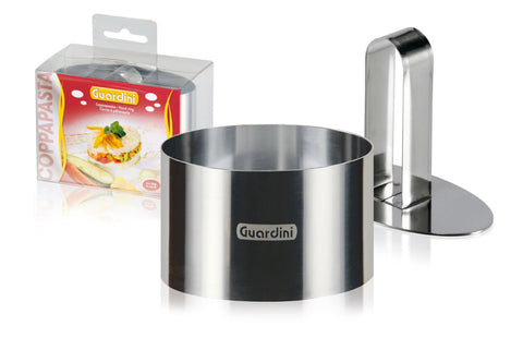 Guardini Oval Food Ring 9x5cm with pusher Stainless Steel - 15668
