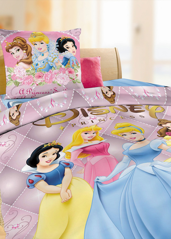 Percale 100% Egyptian Cotton Bed Sheet 6 pieces Set (2 Sheet (200x240cm)+2 Pillow Covers+2 Pillow Cases) Disney-2124S