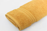 Percale 100% Egyptian Cotton Towel (70 x 140 cm) Gold- 2128GO
