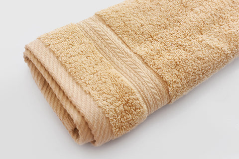 Percale 100% Egyptian Cotton Face Towel (30 x 50 cm) Beige - 2136B