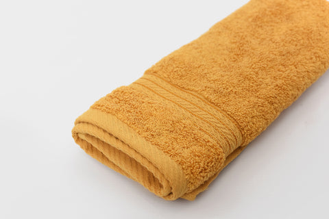 Percale 100% Egyptian Cotton Towel (100 x 50 cm) Gold - 2127GO