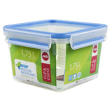 Emsa Clip and Close Square Plastic Container 1.75L Transparent - 508537