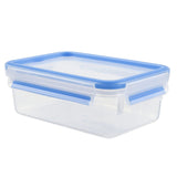 Emsa Clip and Close Rectangle Plastic Container 1L Transparent - 508540