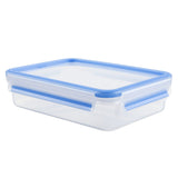 Emsa Clip and Close Rectangle Plastic Container 1.2L Transparent - 508542