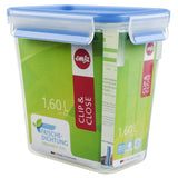 Emsa Clip and Close Rectangle Plastic Container 1.6L Transparent - 508543