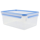 Emsa Clip and Close Rectangle Plastic Container 3.7L Transparent - 508546