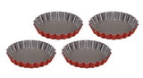 Guardini Rossana Set of 4 Pie Tins Red - 51204