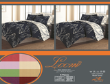 Loom Bed Sheets 8 pieces Sets (2 Bed Sheets (180x260cm)+ 2 Bedspread (180x260cm)+2 Pillow Covers+ 2 Pillow Cases) Blue- 8509B