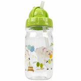 Lock & Lock Water Bottle with Starw 360ml Green(Extra Straw & Cleaner) - ABF630G
