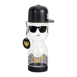 Lock & Lock Water Bottle 430ml HipHop Design Black - ABF671BK