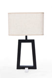 Table Lamp Black Chase and White Chapeau One Lamp - MT8719