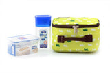 Lock & Lock Lunch Box (300ml water bottle+470ml container+Fork&Spoon+Bag) Green - HPL807BTS4AG