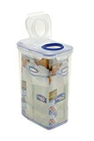 Lock & Lock Rectangle Plastic Container 2.4L with Flip Lid - HPL813LF