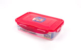 Lock & Lock 2 Piece Plastic Container Set (800ml x 2) Multicolour- HPL816SA2C