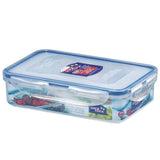 Lock & Lock 7 Piece Plastic Contianer Set ( 350ml x 2+800ml x 2+3.9 L+100ml+140ml) Transparent - HPL829SF07