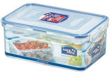 Lock & Lock 3 Piece Plastic Container Set (1.4L x 3) Transparent- HPL817HSA1