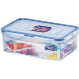 Lock & Lock 3 Piece Plastic Container Set (1.1L x2 + 3.9L x1) Transparent - HPL834SB