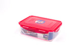 Lock & Lock 3 Piece Plastic Container Set (1.6L x 3) Multicolour - HPL824SA3C