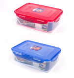  Lock & Lock 2 Piece Plastic Container Set (1.6L x 2) Multicolour - HPL824SA2C