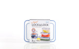 Lock & Lock 7 Piece Plastic Contianer Set ( 350ml x 2+800ml x 2+3.9 L+100ml+140ml) Transparent - HPL829SF07