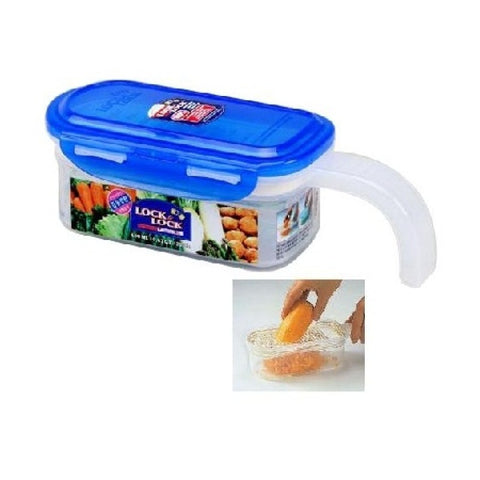 Lock & Lock Rectangle Grater & Plastic Container 600ml with Lid - HPL957