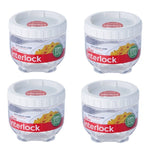 Lock & Lock Interlock Set of 4 pcs (500ml x4) white - INL301PS4