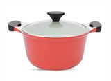 Lock & Lock CookPlus Casserole-Ceramic-24cm-Red(LCA2244D)