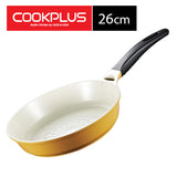 Lock & Lock CookPlus Frying Pan-Ceramic-26cm-Yellow(LCA2263Y)