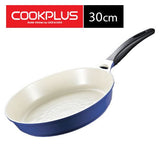 Lock & Lock CookPlus Frying Pan-Ceramic-30cm-2.9L-Blue(LCA2303B)