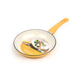 Lock & Lock 2 Piece Frying Pan Set (24cm + 28cm) Yellow with Colour Box - LEC2283SP2Y