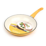 Lock & Lock 2 Piece Frying Pan Set (24cm + 28cm) Yellow with Colour Box - LEC2283SP2Y