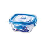 Lock & Lock Sound Lock Square Plastic Container 260ml Blue - LEP211