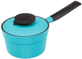 Lock & Lock Ceramic Minimal Sauce Pan 18 cm Blue - LJM2181