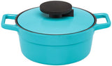 Lock & Lock Ceramic Minimal Casserole 20 cm Blue - LJM2202