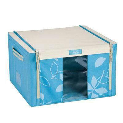 Lock & Lock Living Box with window 44L (420x420x250mm) Blue - LLB524B