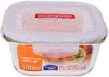 Lock & Lock Square Glass Container 500ml - LLG214