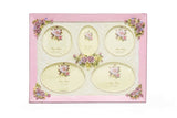 Photo Frame 5 Photos (Photos Size: 8.5x8.5cm&8.5x8.5cm&12.5x8.5cm&12.5x8.5cm&6x8.5cm) Pink - N248