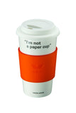 Lock & Lock Cermaic Mug 500ml Orange - SLB002R