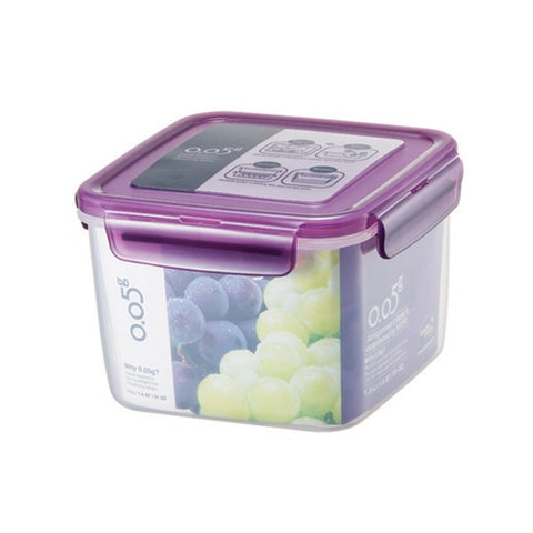 Lock & Lock NEO Square Plastic Contianer 1.5L Purple - ZZF211V