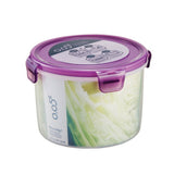 Lock & Lock NEO Round Plastic Contianer 1.3L Purple - ZZF321V